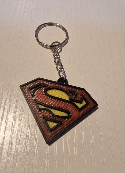 3D Printed Superman Keychain