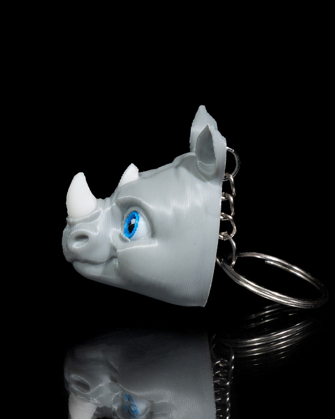 3D printed Rhino Keychains