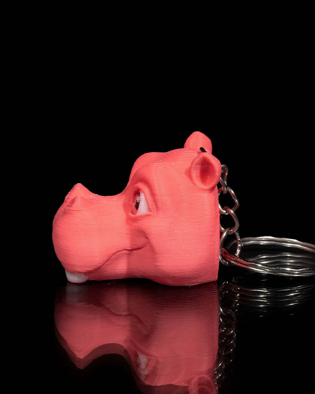 3D printed Hippo Keychains