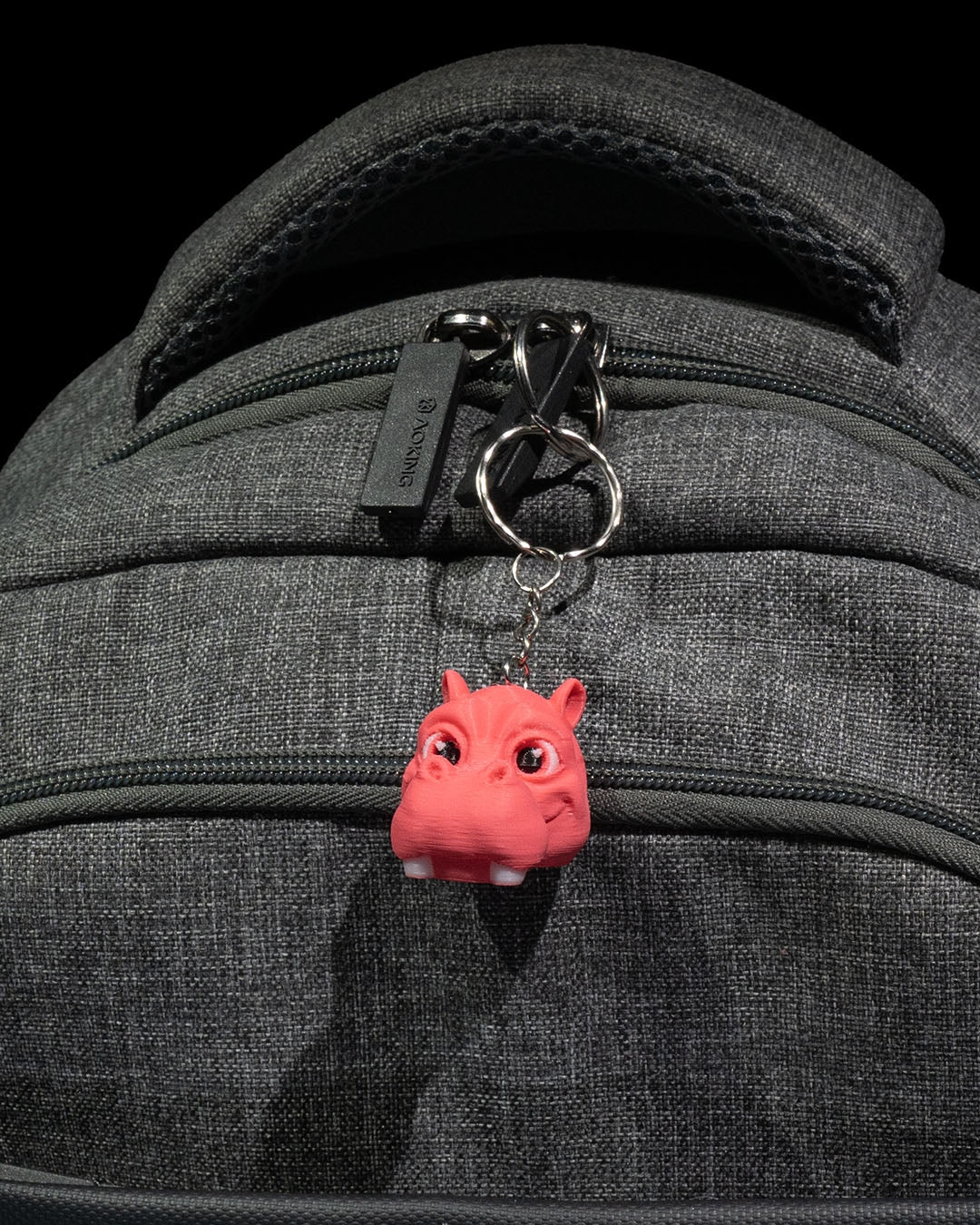 3D printed Hippo Keychains