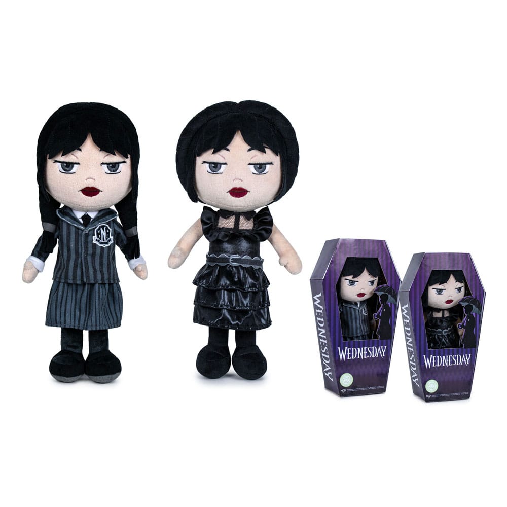 Wednesday Plush Figure Wednesday 32 cm with Coffin