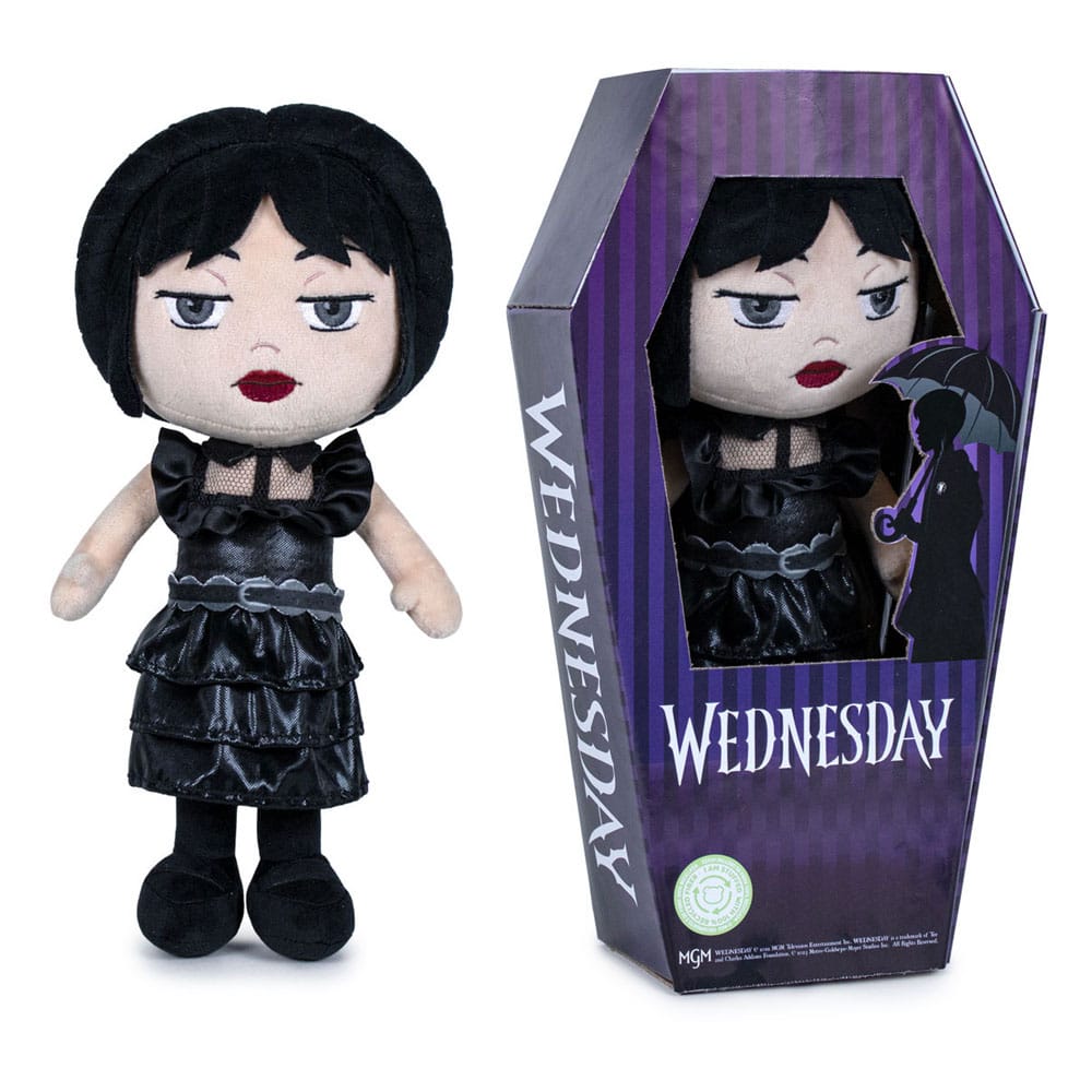 Wednesday Plush Figure Wednesday 32 cm with Coffin