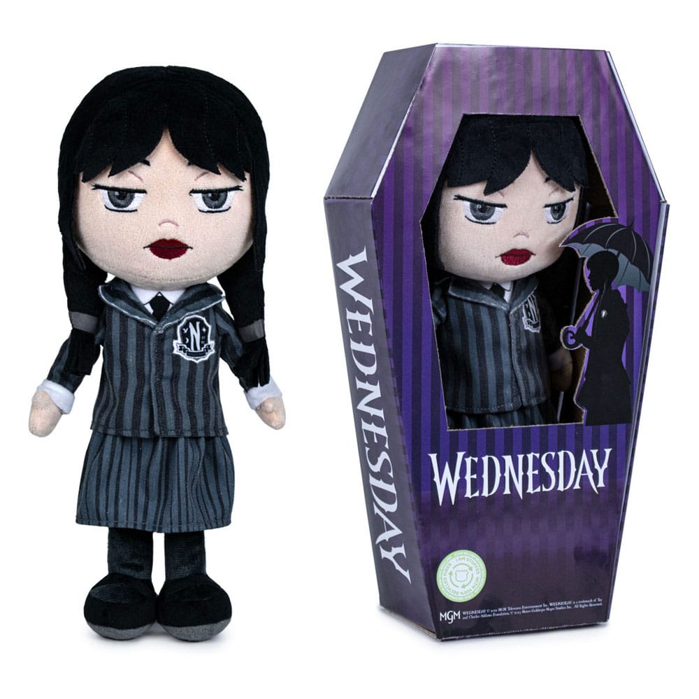 Wednesday Plush Figure Wednesday 32 cm with Coffin